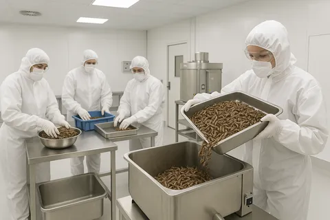 Clean room food processing operations