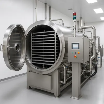 Industrial freeze-drying equipment for food processing