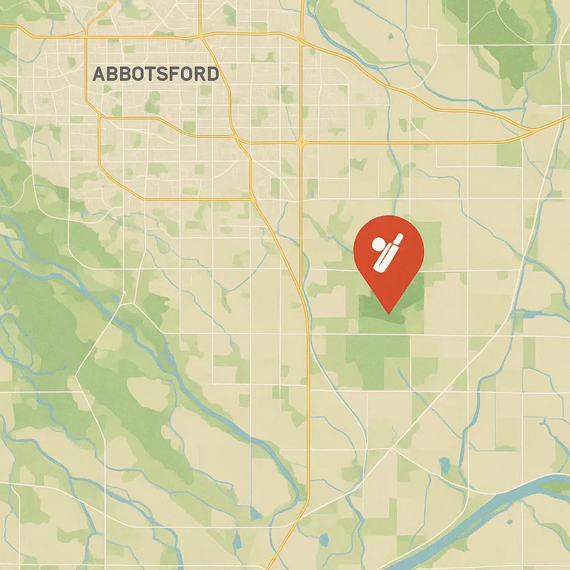 Map showing facility location in Abbotsford, BC