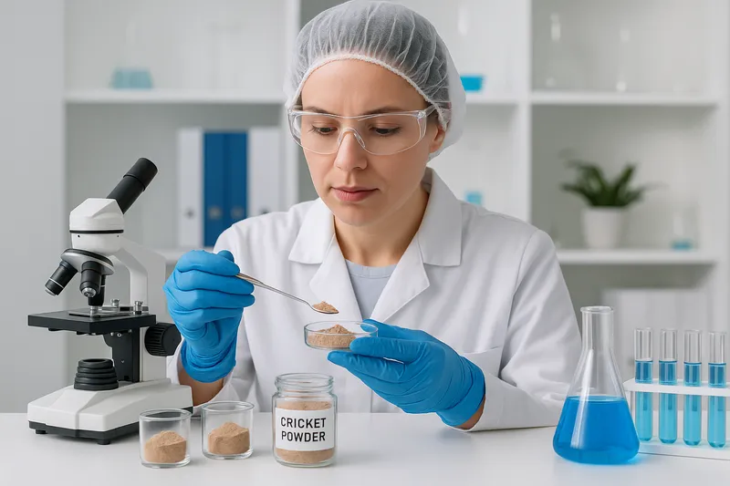 Quality control laboratory for food products