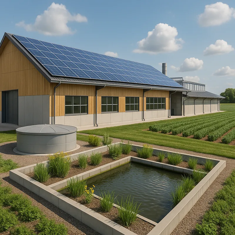 Sustainability features of the facility